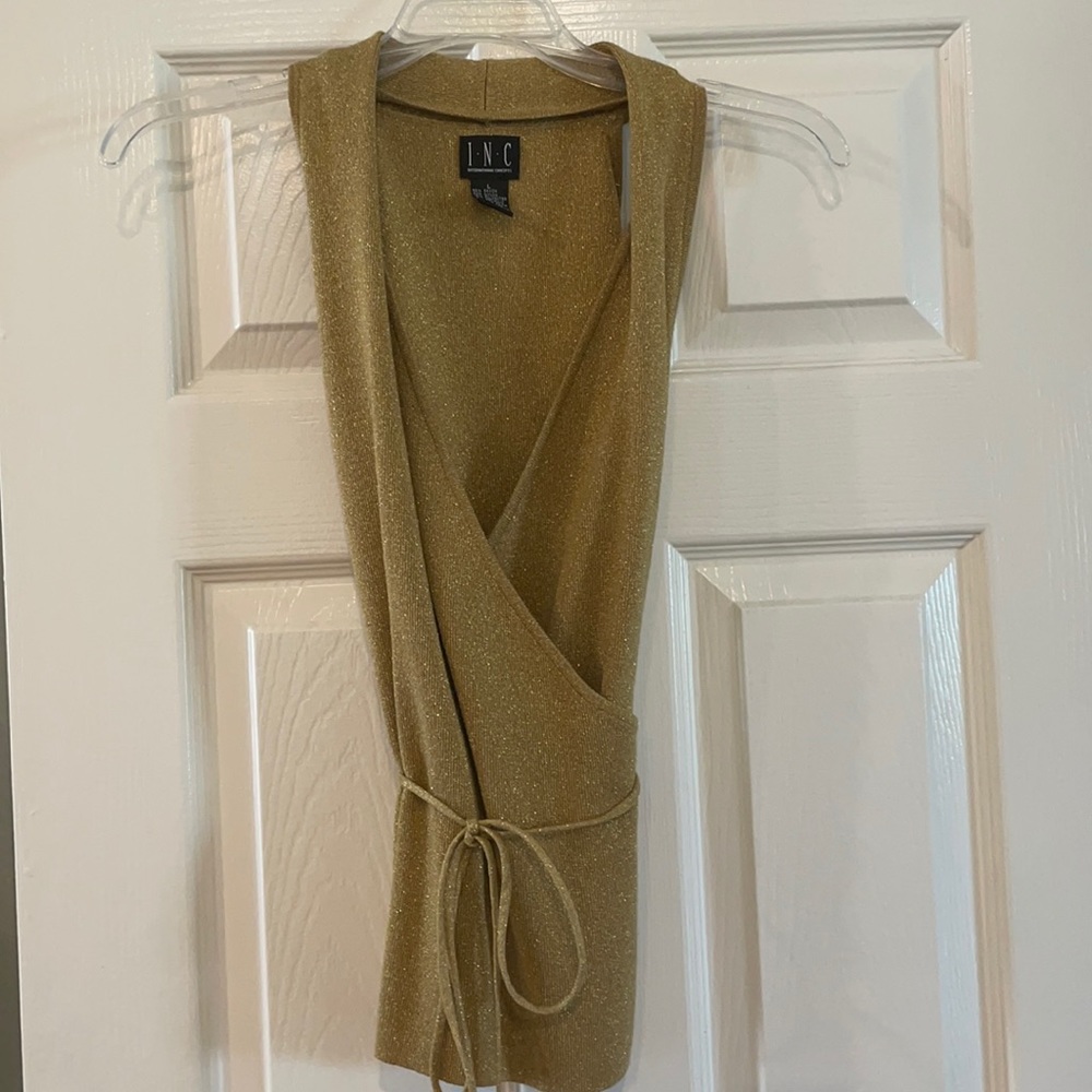Women’s gold blouse
